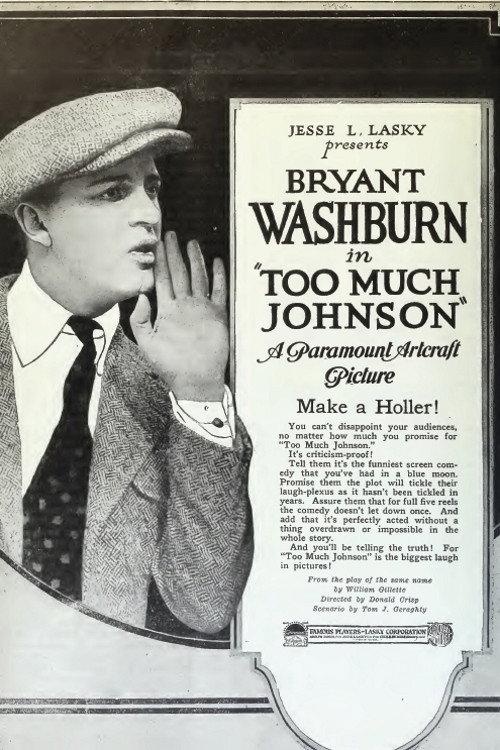 Too Much Johnson 1919 official movie poster