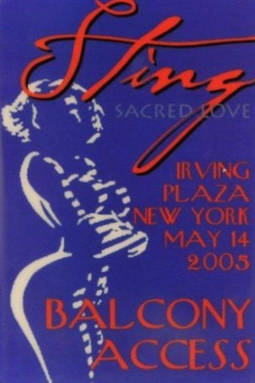 Sting Live At Irving Plaza 2016 official movie poster