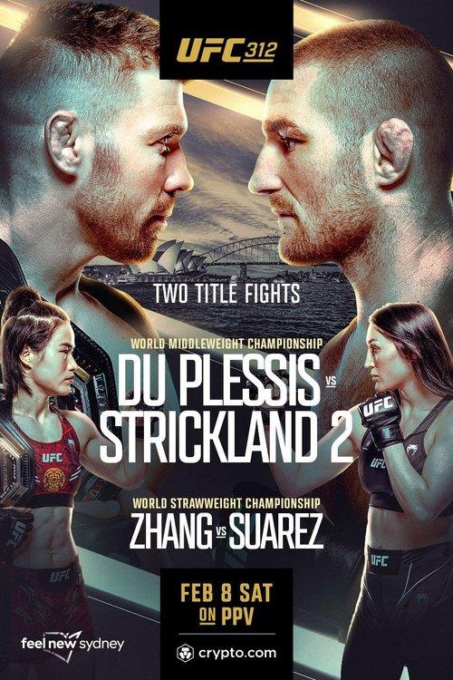 UFC 312: Du Plessis vs. Strickland 2 2025 official movie poster