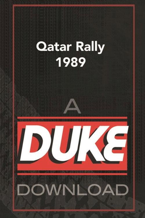Qatar Rally 1989 1989 official movie poster
