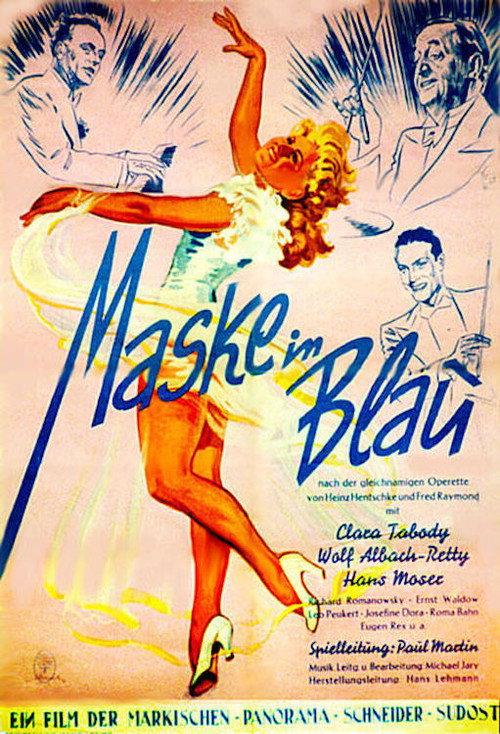 Mask in Blue 1943 official movie poster