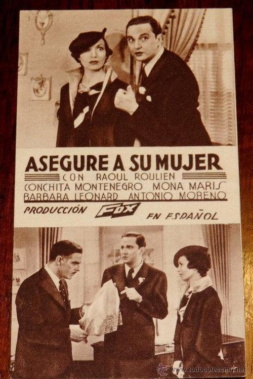Insure Your Wife 1935 official movie poster