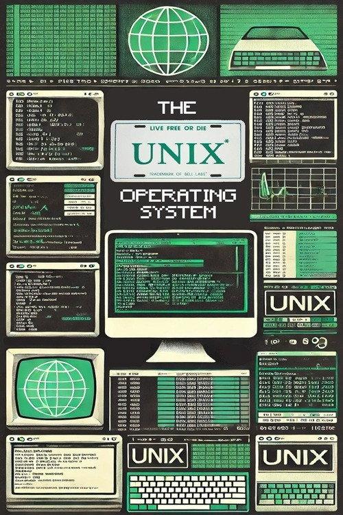 The UNIX Operating System 1982 official movie poster