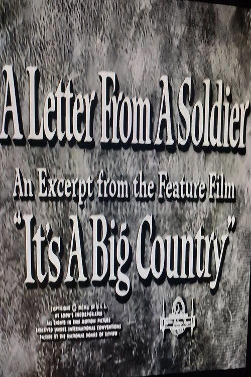 A Letter from a Soldier 1951 official movie poster
