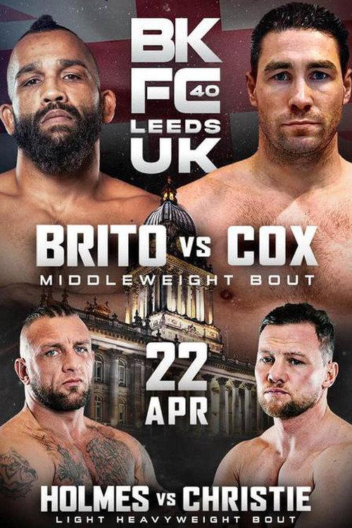 BKFC 40: Holmes vs. Christie 2023 official movie poster