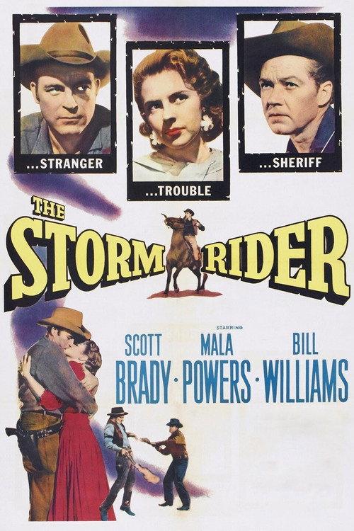 The Storm Rider 1957 official movie poster