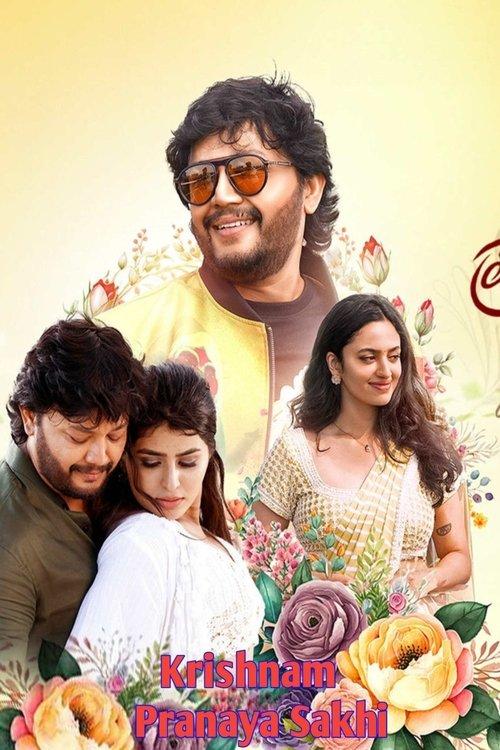 Krishnam Pranaya Sakhi 2024 official movie poster