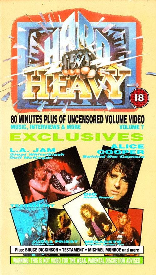 Hard 'N Heavy Volume 7 1990 official movie poster