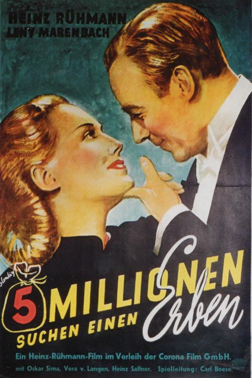 Five Millions Seek an Heir 1938 official movie poster