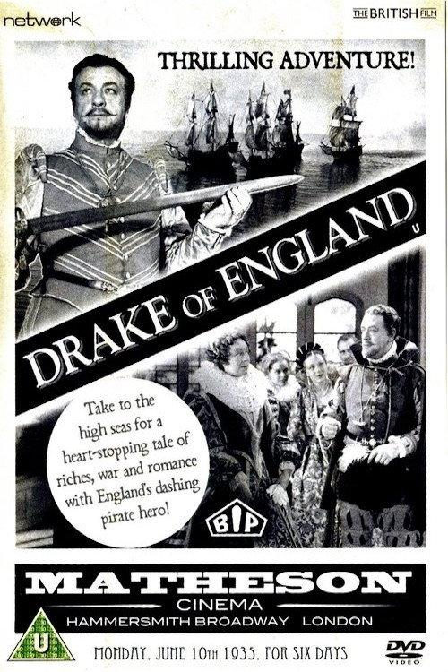 Drake of England 1935 official movie poster