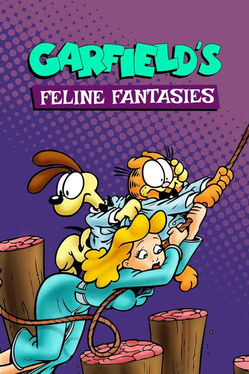 Garfield's Feline Fantasies 1990 official movie poster