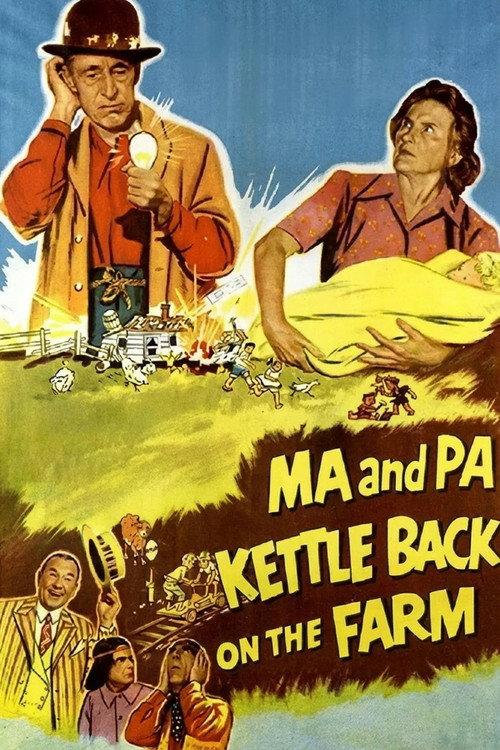 Ma and Pa Kettle Back on the Farm 1951 official movie poster