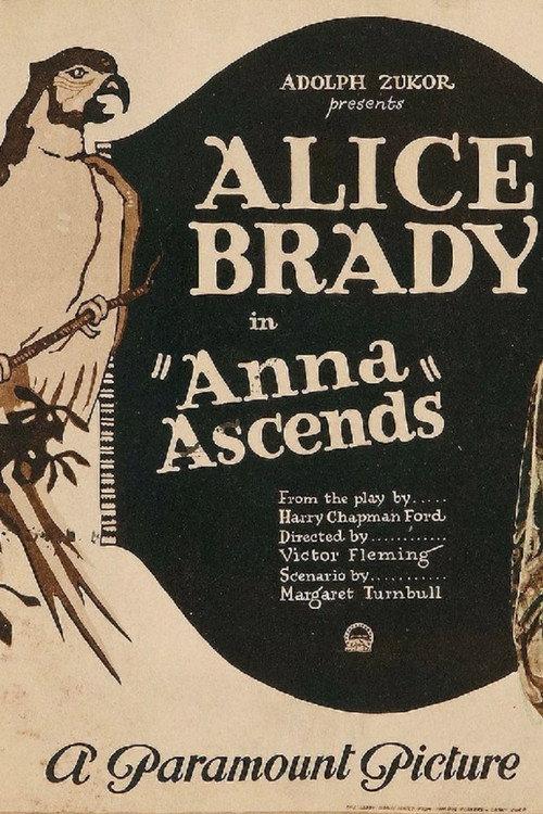 Anna Ascends 1922 official movie poster