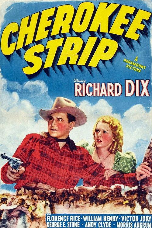 Cherokee Strip 1940 official movie poster