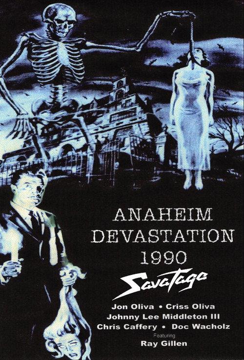 Savatage: Anaheim Devastation 1990 1990 official movie poster