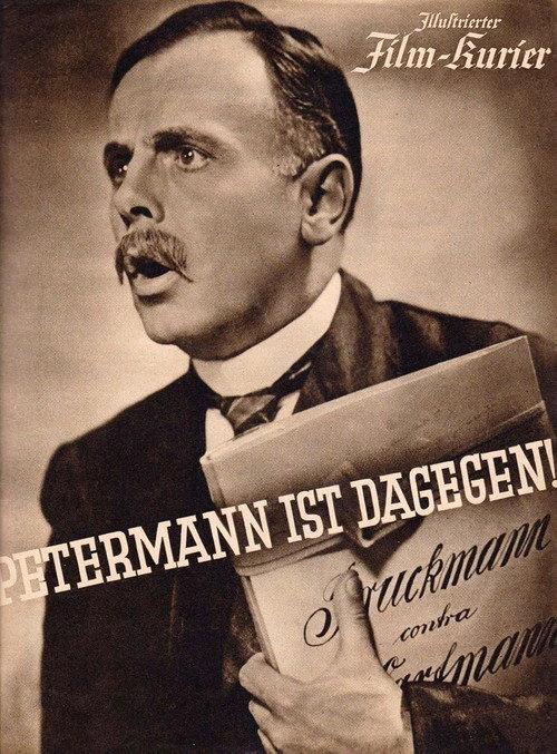 Petermann ist dagegen 1938 official movie poster