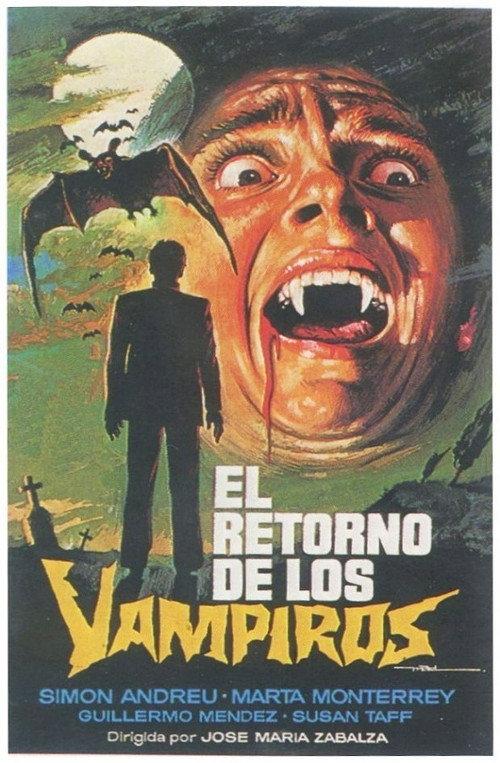 The Return of the Vampires 1985 official movie poster