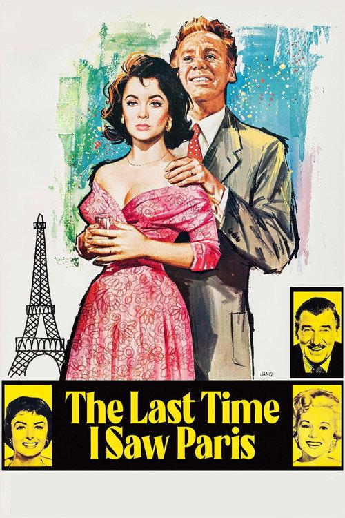 The Last Time I Saw Paris 1954 official movie poster