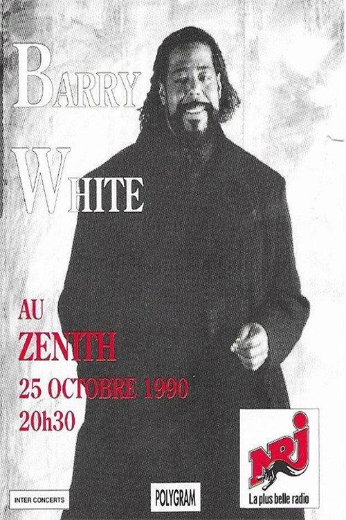 Barry White - Zenith de Paris 1987 official movie poster