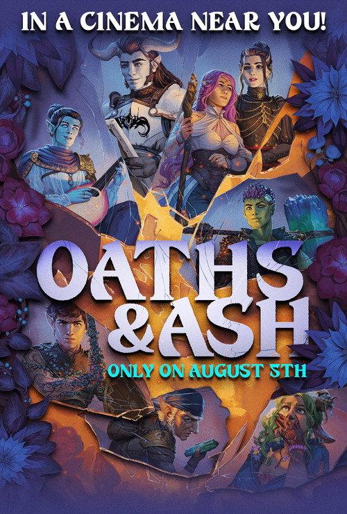 Critical Role Live: Oaths & Ash 2025 official movie poster