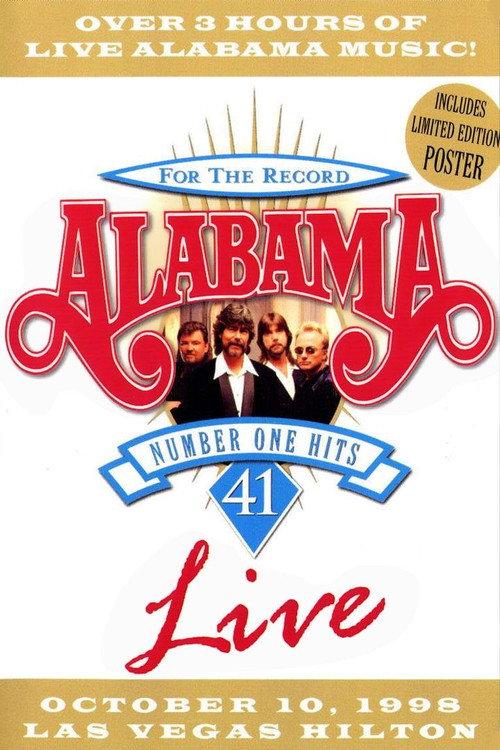 Alabama: 41 Number One Hits Live 1998 official movie poster