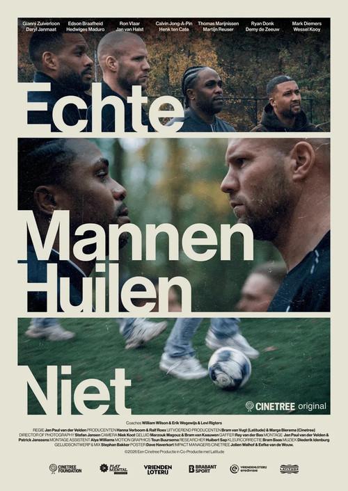 Echte Mannen Huilen Niet 2026 official movie poster