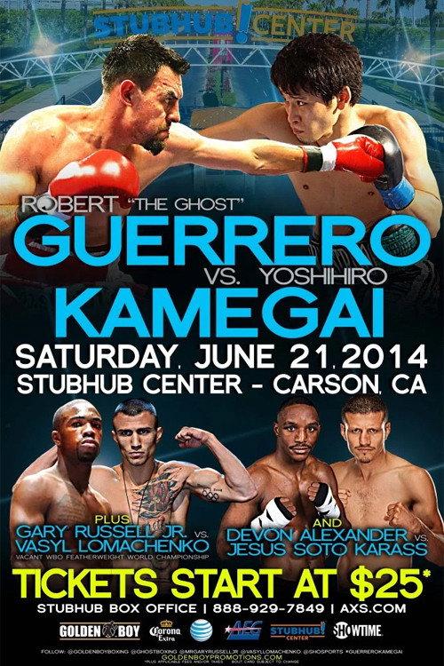 Robert Guerrero vs. Yoshihiro Kamegai 2014 official movie poster