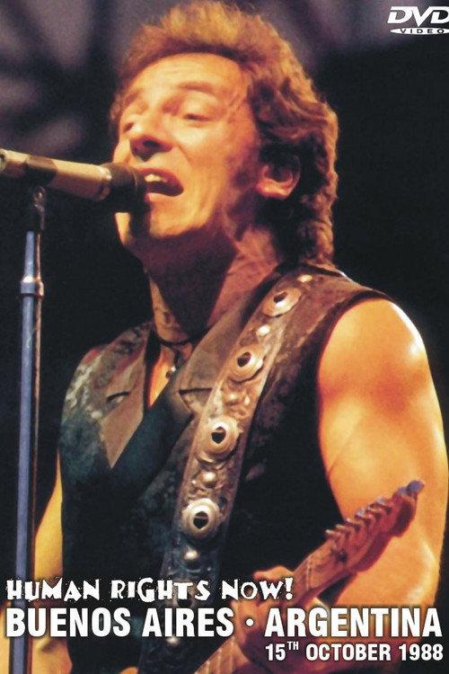 Bruce Springsteen - Human Rights Final - Buenos Aires 1988 official movie poster
