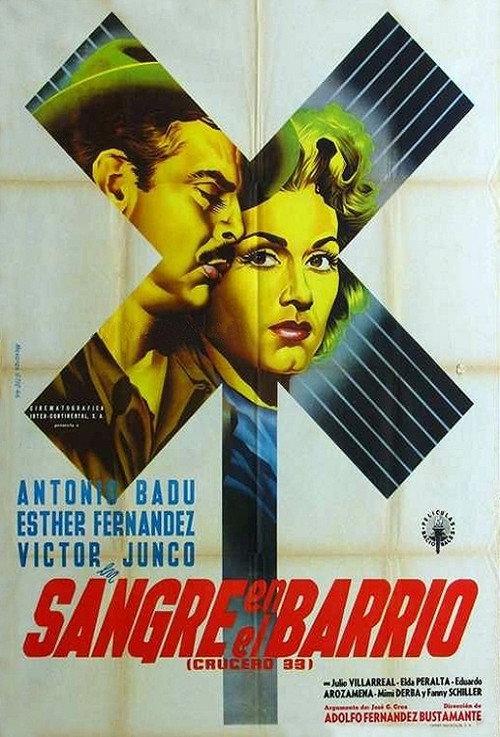 Sangre en el barrio 1952 official movie poster
