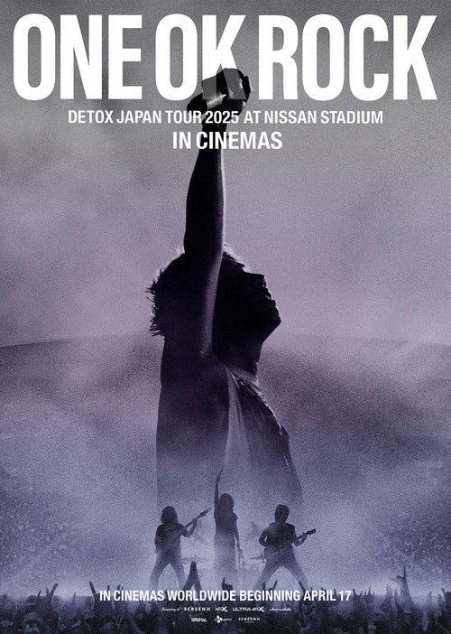 ONE OK ROCK DETOX JAPAN TOUR AT NISSAN STADIUM 2025 IN CINEMAS 2026 official movie poster
