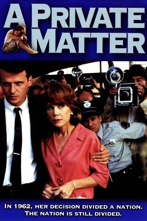 A Private Matter 1992 official movie poster