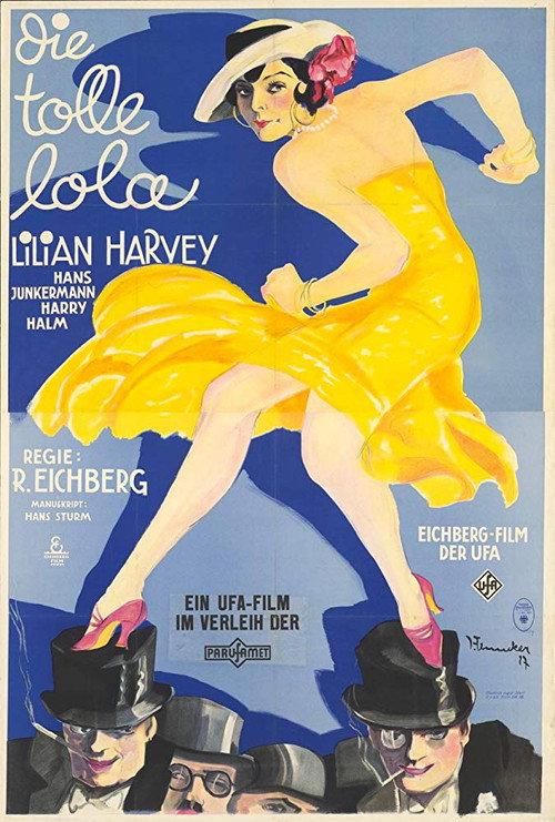 Die tolle Lola 1927 official movie poster