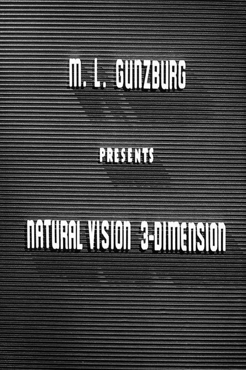 Natural Vision 3-Dimension 1952 official movie poster