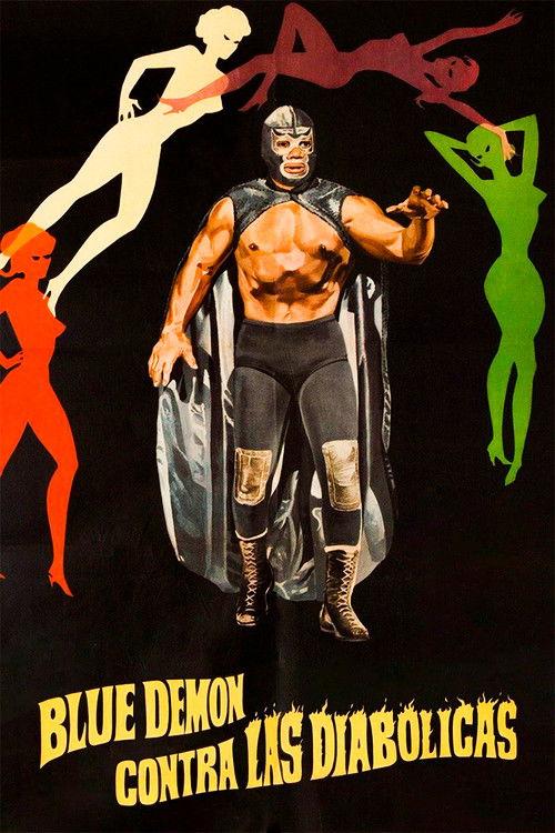 Blue Demon vs. the Diabolical Women 1968 official movie poster