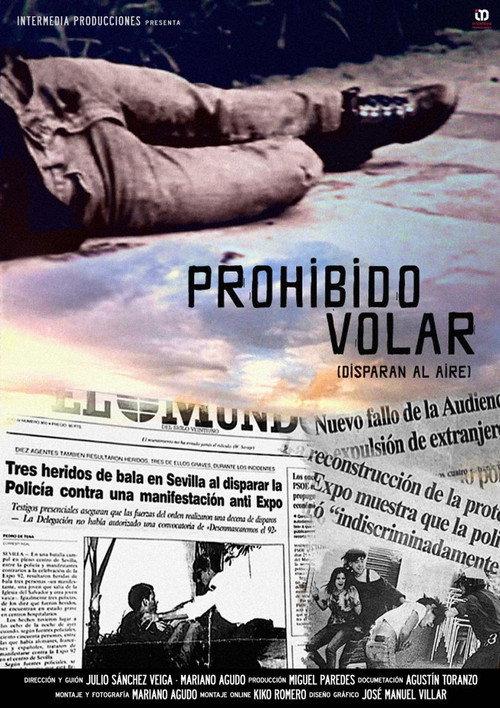 Prohibido volar, Disparan al aire  official movie poster