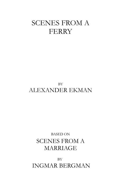 Scenes from a Ferry 2018 official movie poster