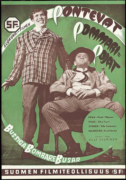 Pontevat pommaripojat 1948 official movie poster