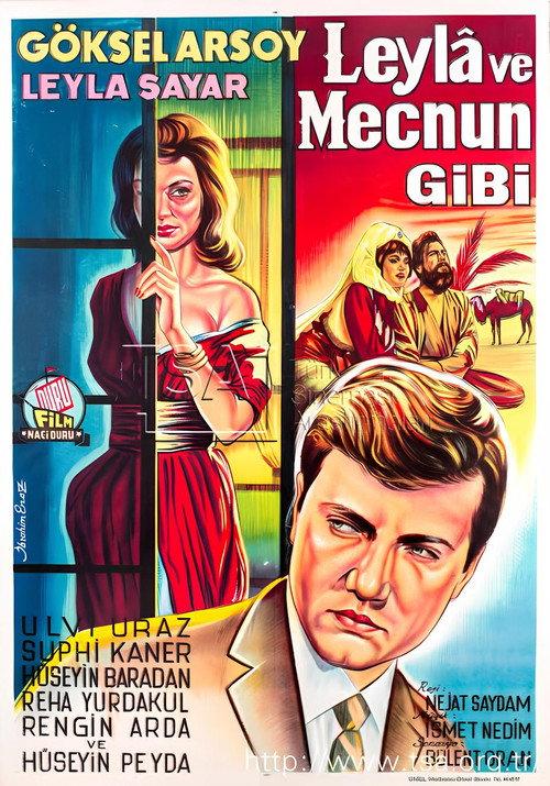 Leyla İle Mecnun Gibi 1963 official movie poster