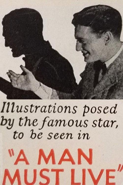 A Man Must Live 1925 official movie poster