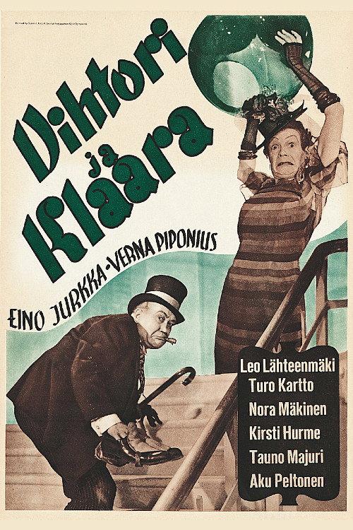 Vihtori ja Klaara 1939 official movie poster
