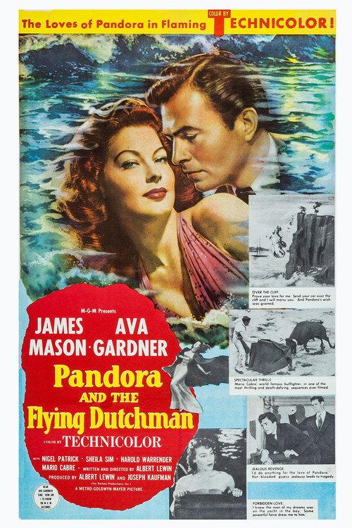 Pandora and the Flying Dutchman 1951 official movie poster