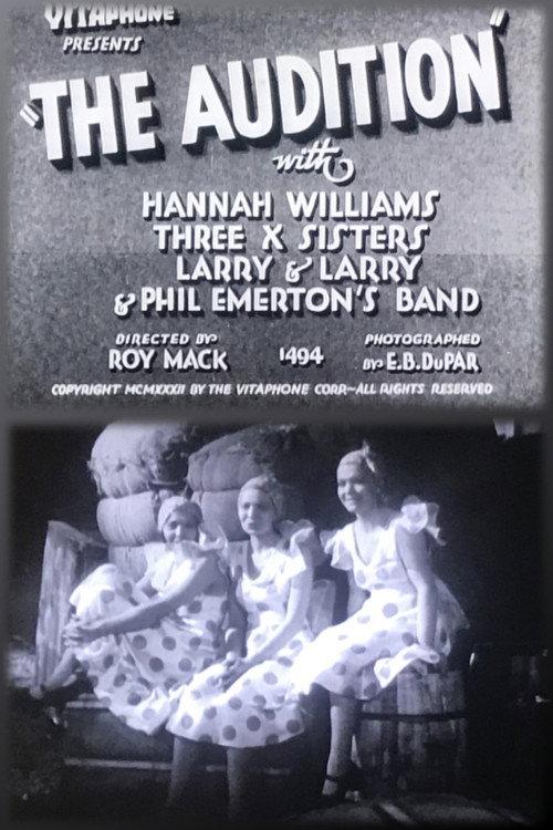 The Audition 1933 official movie poster