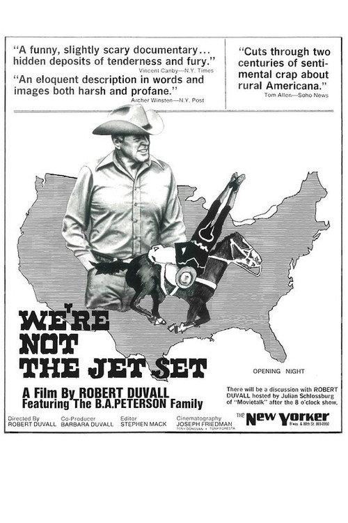 We're Not the Jet Set 1977 official movie poster