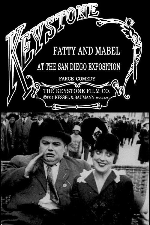 Fatty and Mabel at the San Diego Exposition 1915 official movie poster