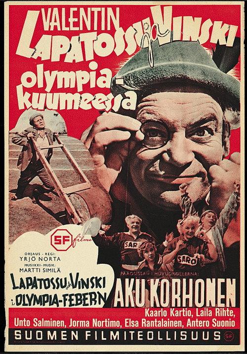 Lapatossu ja Vinski olympia-kuumeessa 1939 official movie poster