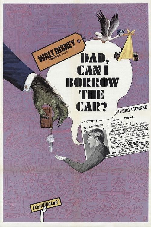 Dad... Can I Borrow the Car? 1970 official movie poster