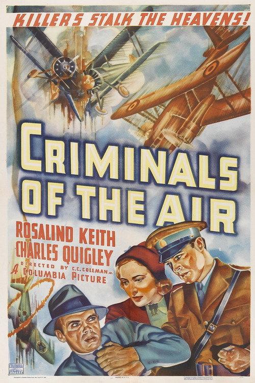 Criminals of the Air 1937 official movie poster