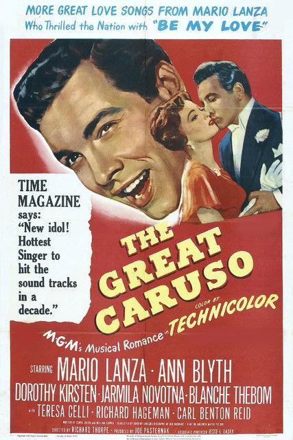 The Great Caruso 1951 official movie poster