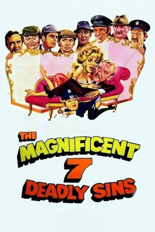 The Magnificent Seven Deadly Sins 1971 official movie poster