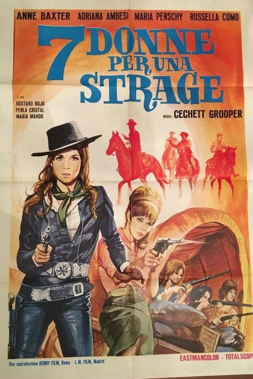 Sette donne per una strage 1967 official movie poster